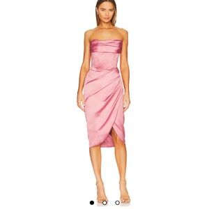 Bardot Corset Strapless Dress